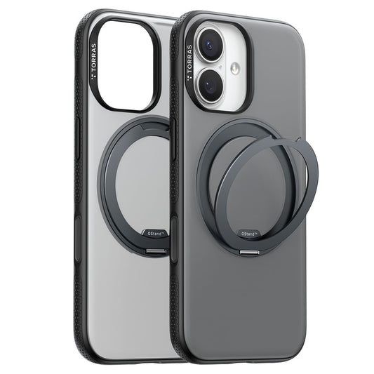 TORRAS Ostand O3 Fitness Series For iPhone 17 Case Compatible with MagSafe TPU PC Kickstand Phone Cover