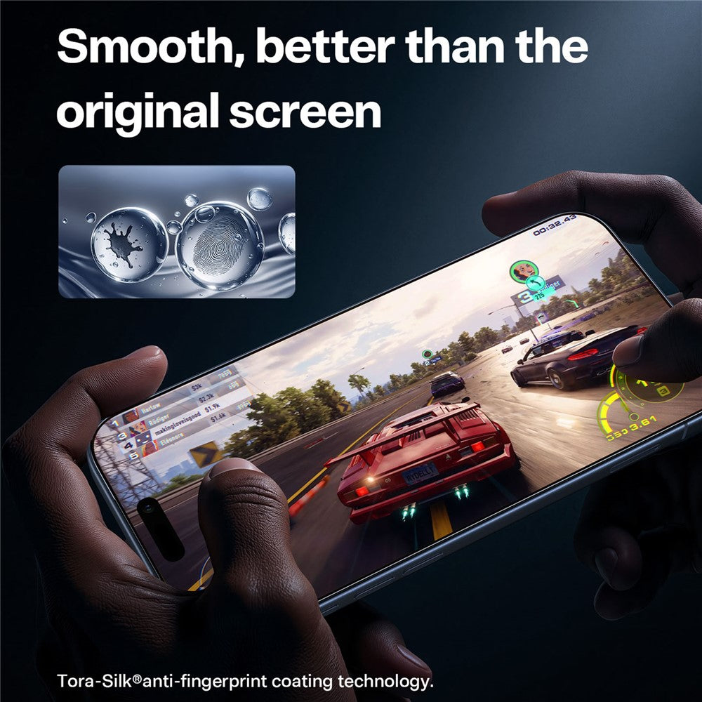 TORRAS Glassgo For iPhone Air Screen Protector Tempered Glass HD Film with Automatic Dust Removal Tool