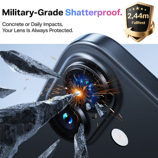 TORRAS 1 Set For iPhone 17 Camera Lens Protector Tempered Glass Clear Lens Film