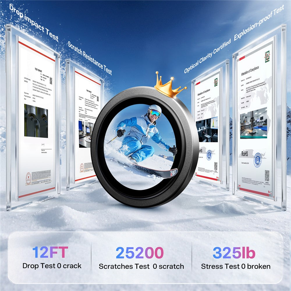 TORRAS 1 Set For iPhone Air Camera Lens Protector Tempered Glass Clear Lens Film