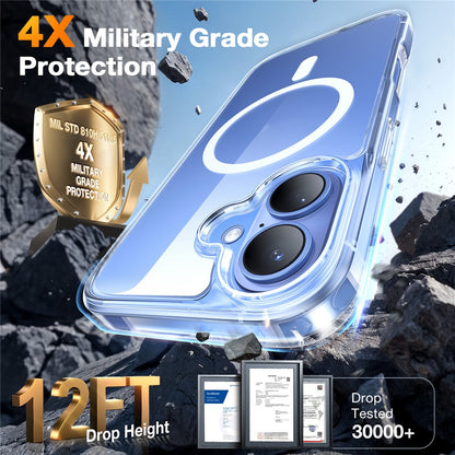 TORRAS Guardian-Mag Series For iPhone 16 Case Compatible with MagSafe TPU Phone Cover