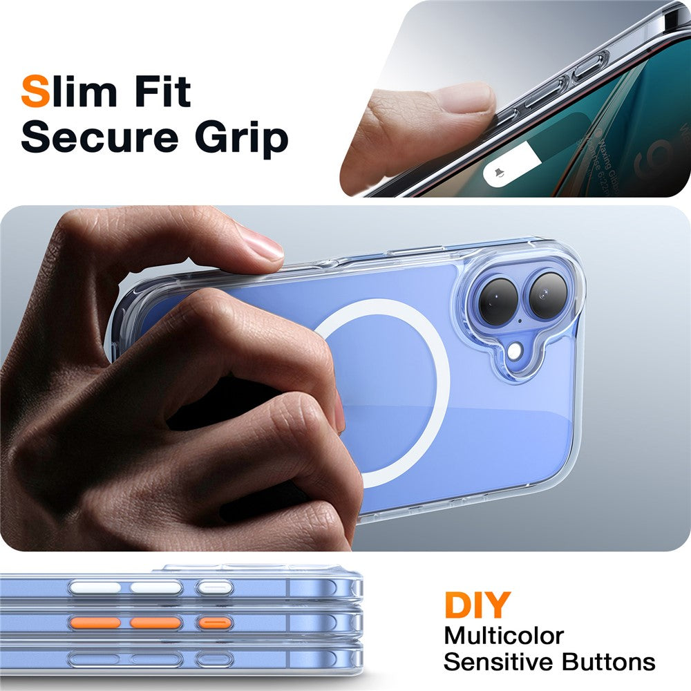 TORRAS Guardian-Mag Series For iPhone 16 Case Compatible with MagSafe TPU Phone Cover