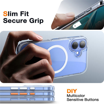 TORRAS Guardian-Mag Series For iPhone 16 Case Compatible with MagSafe TPU Phone Cover