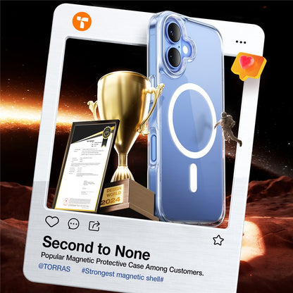 TORRAS Guardian-Mag Series For iPhone 16 Case Compatible with MagSafe TPU Phone Cover