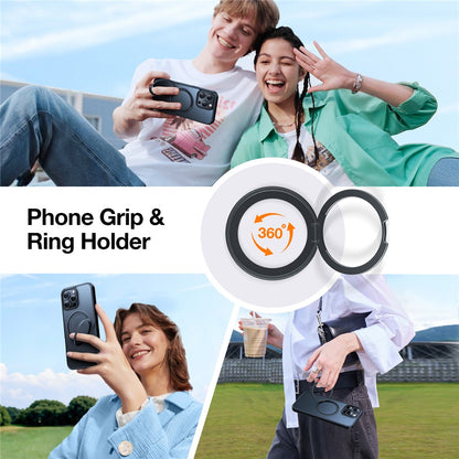 TORRAS Ostand O1 Guardian Series for iPhone 16 Pro Max Case Rotating Kickstand TPU+PC Phone Cover Compatible with MagSafe