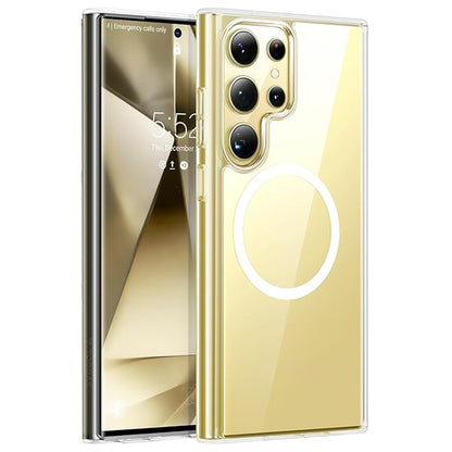 TORRAS Guardian-Mag Series For Samsung Galaxy S24 Ultra Case Compatible with MagSafe TPU Phone Cover, Transparent