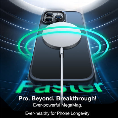 TORRAS Guardian-Mag Series For iPhone 15 Case Compatible with MagSafe Skin-Touch Matte PC+TPU Phone Cover