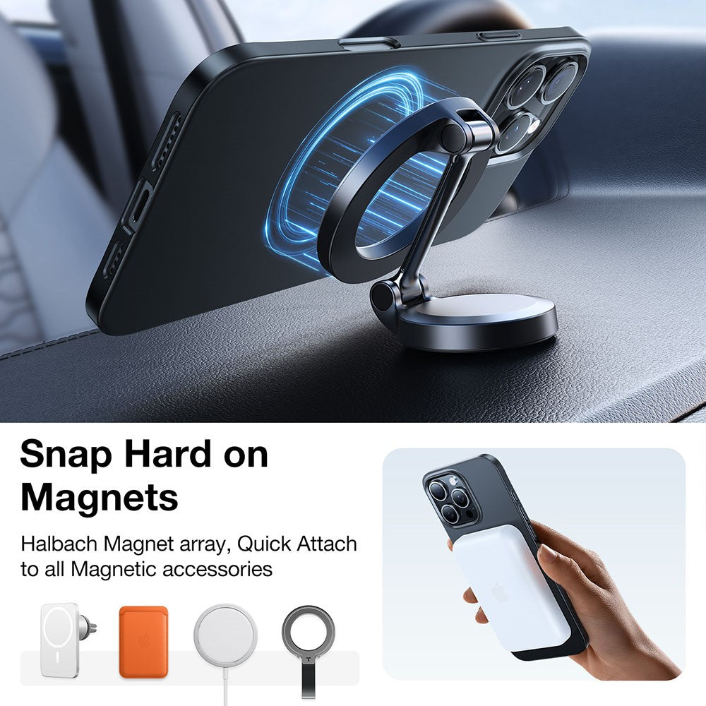 TORRAS Slimfit Mag Series For iPhone 16 Pro Max Case Compatible with MagSafe Hard PC Shockproof Phone Cover