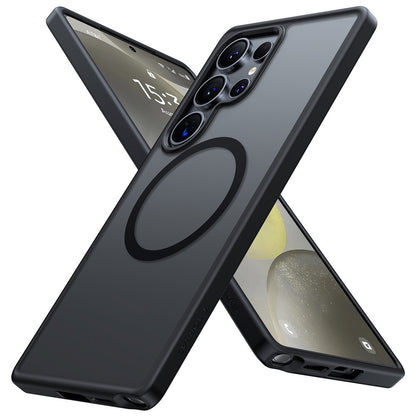 TORRAS Guardian-Mag Series For Samsung Galaxy S25 Ultra Case Compatible with MagSafe Skin-Touch Matte PC + TPU Phone Cover