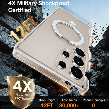 TORRAS Ostand Q1 Guardian Series – Coque pour Samsung Galaxy S25 Ultra transparent