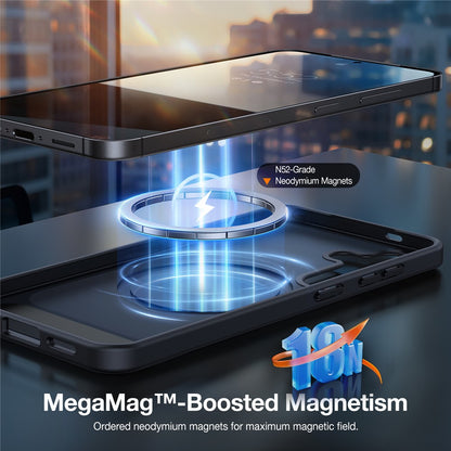 TORRAS Ostand L1 Series For Samsung Galaxy S25+ Case Kickstand TPU+PC Phone Cover Compatible with MagSafe