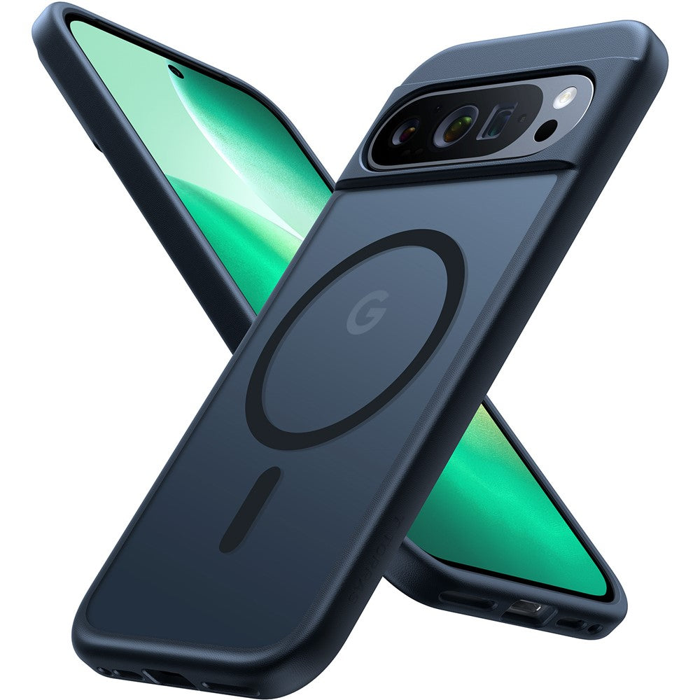 TORRAS Guardian-Mag Series For Google Pixel 9 Pro XL Case Compatible with MagSafe Skin-Touch Matte PC + TPU Phone Cover