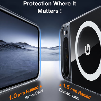 TORRAS Ostand L1 Series For Google Pixel 9 Pro XL Case Kickstand TPU + PC Phone Cover Compatible with MagSafe