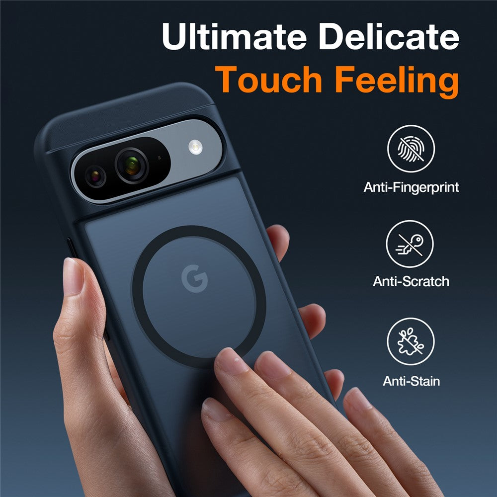 TORRAS Guardian-Mag Series For Google Pixel 9 Pro / 9 Case Compatible with MagSafe Matte PC + TPU Phone Cover