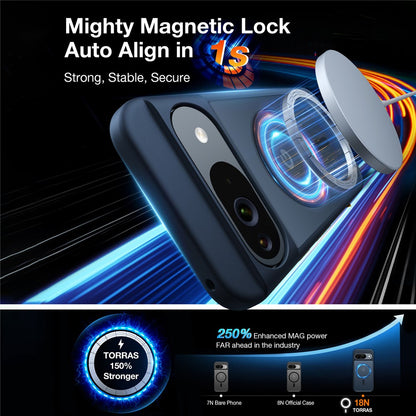 TORRAS Guardian-Mag Series For Google Pixel 9 Pro / 9 Case Compatible with MagSafe Matte PC + TPU Phone Cover