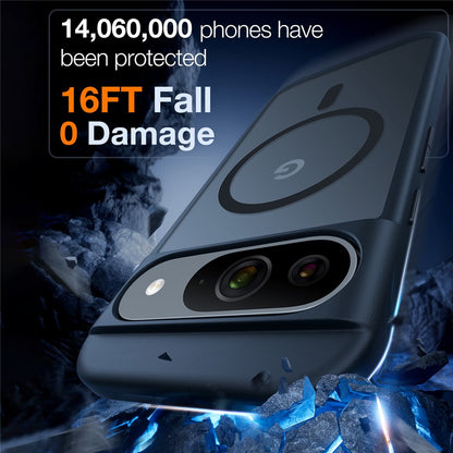 TORRAS Guardian-Mag Series For Google Pixel 9 Pro / 9 Case Compatible with MagSafe Matte PC + TPU Phone Cover