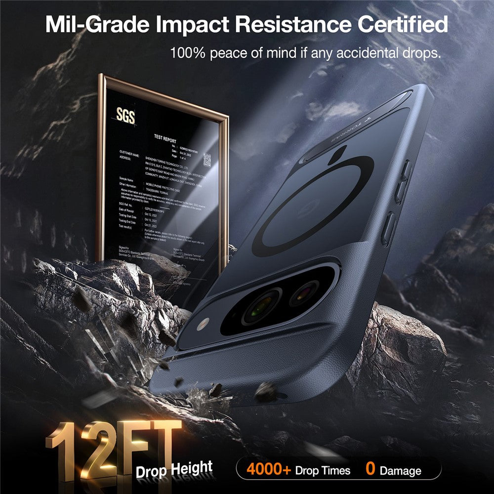 TORRAS Ostand L1 Series For Google Pixel 9 Pro  /  Pixel 9 Case Kickstand TPU + PC Phone Cover Compatible with MagSafe