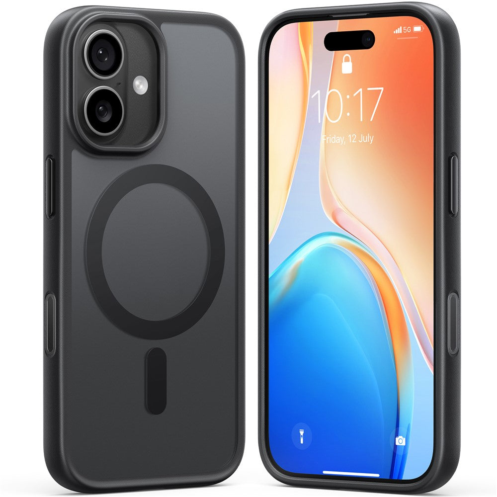 TORRAS Guardian-Mag Series For iPhone 17 Case Magnetic Matte PC + TPU Phone Cover