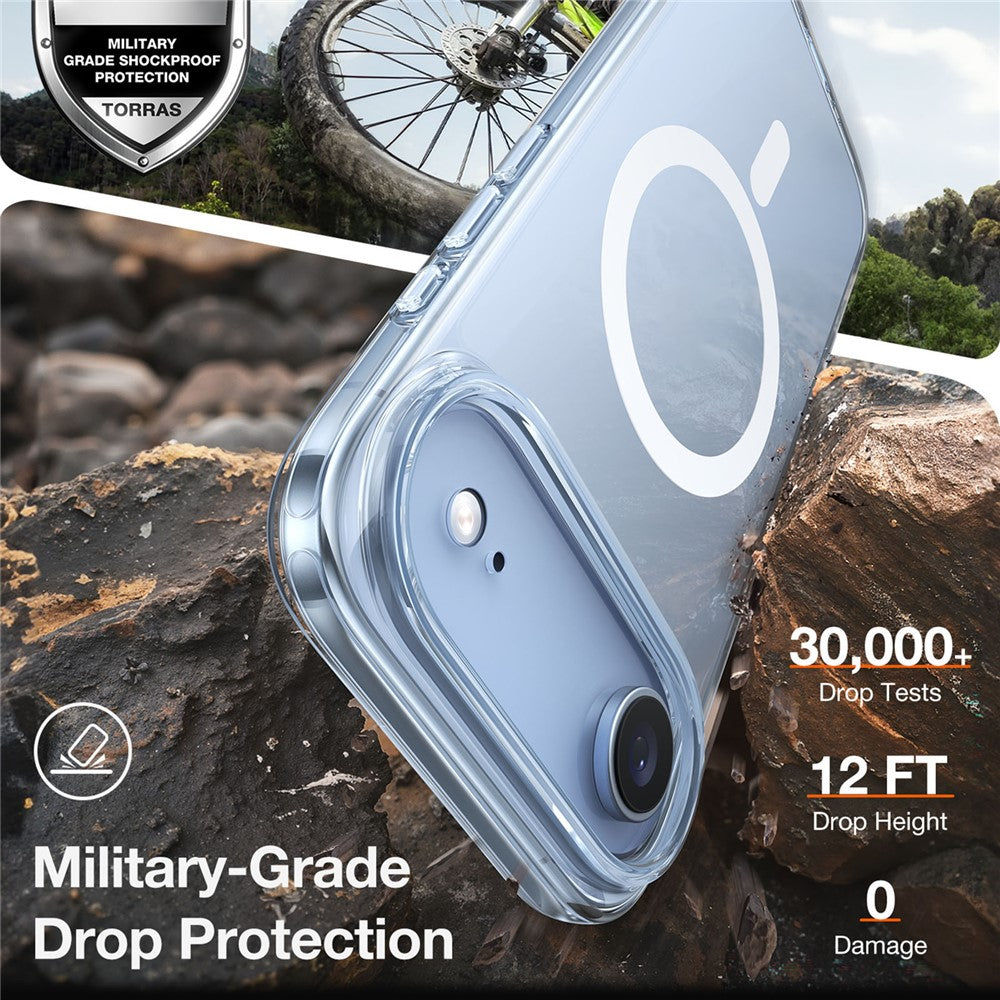 TORRAS Guardian-Mag Series For iPhone Air Case Magnetic Matte PC + TPU Phone Cover
