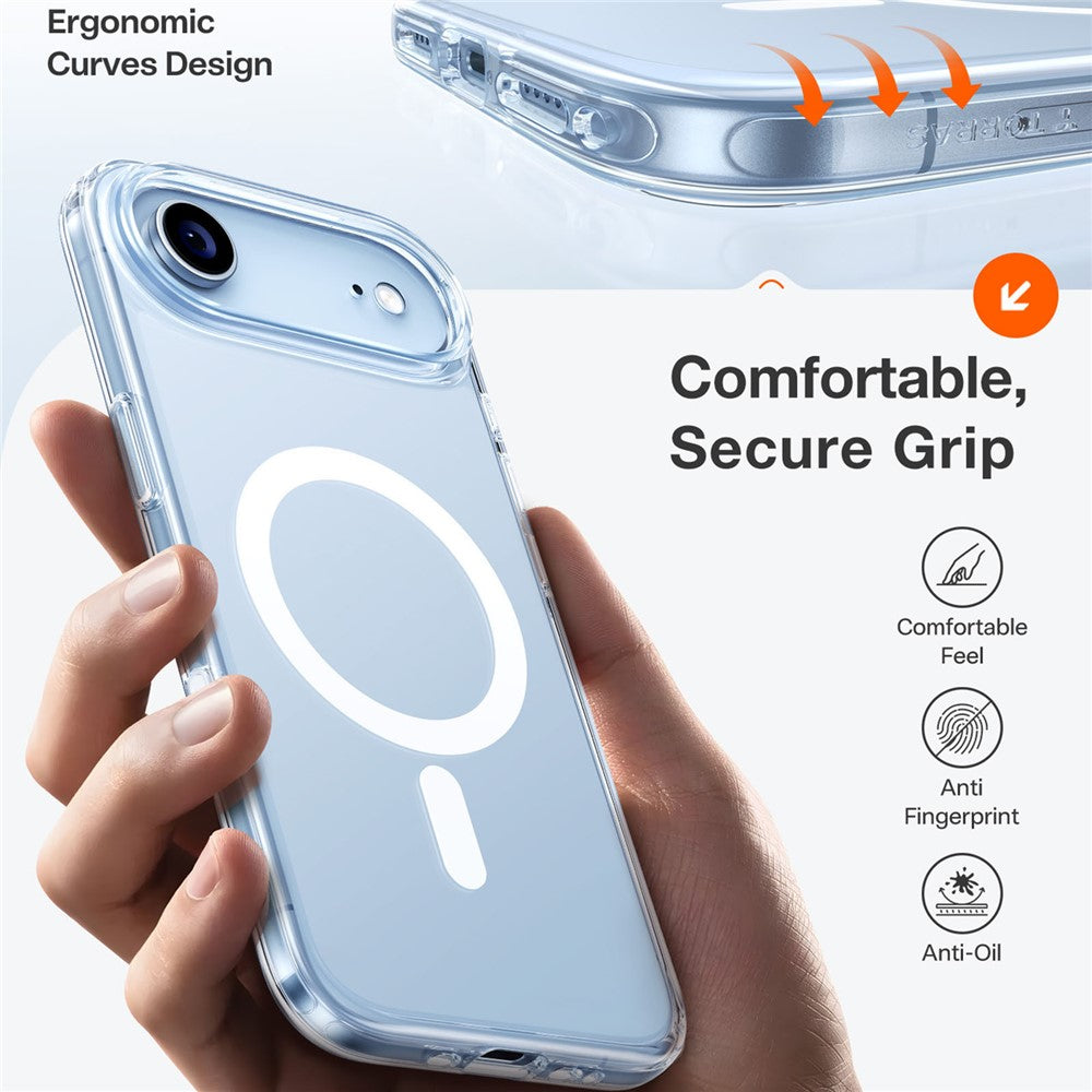 TORRAS Guardian-Mag Series For iPhone Air Case Magnetic Matte PC + TPU Phone Cover