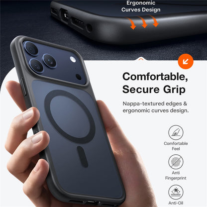 TORRAS Guardian-Mag Series For iPhone 17 Pro Case Magnetic Matte PC + TPU Phone Cover