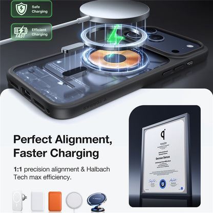 TORRAS Guardian-Mag Series For iPhone 17 Pro Max Case Magnetic Matte PC + TPU Phone Cover