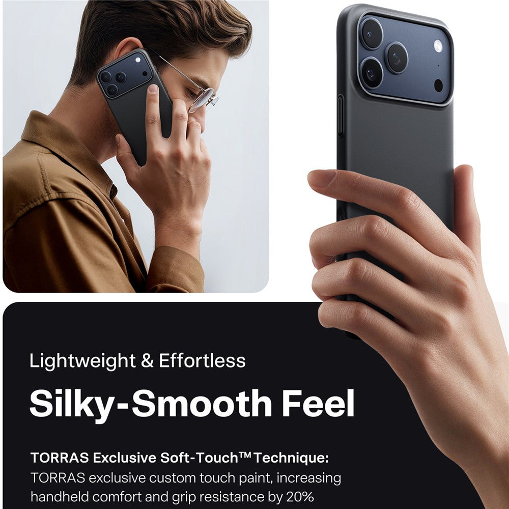 TORRAS Slimfit Mag Series For iPhone 17 Pro Max Case Compatible with MagSafe Hard PC Shockproof Phone Cover