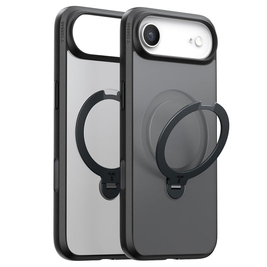 TORRAS Ostand Q3 Spin Series For iPhone Air Case Magnetic Rotating Kickstand PC + TPU Phone Cover