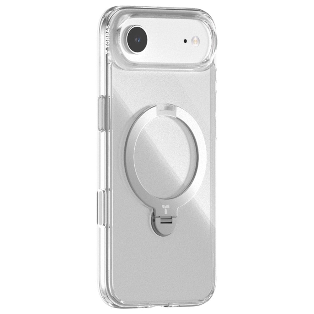 TORRAS Ostand Q3 Spin Series For iPhone Air Case Magnetic Rotating Kickstand PC + TPU Phone Cover