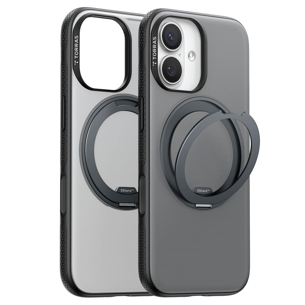 TORRAS Ostand O3 Fitness Series For iPhone 17 Case Compatible with MagSafe TPU PC Kickstand Phone Cover
