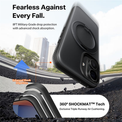 TORRAS Ostand O3 Fitness Series For iPhone 17 Case Compatible with MagSafe TPU PC Kickstand Phone Cover