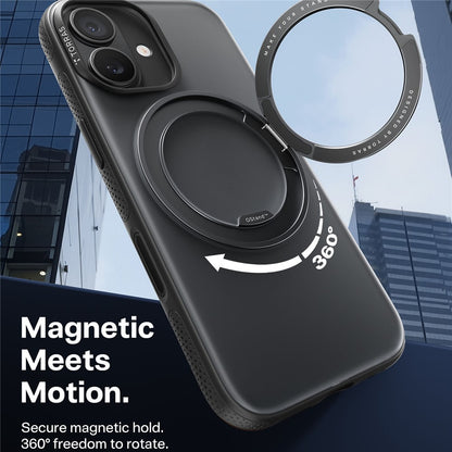 TORRAS Ostand O3 Fitness Series For iPhone 17 Case Compatible with MagSafe TPU PC Kickstand Phone Cover