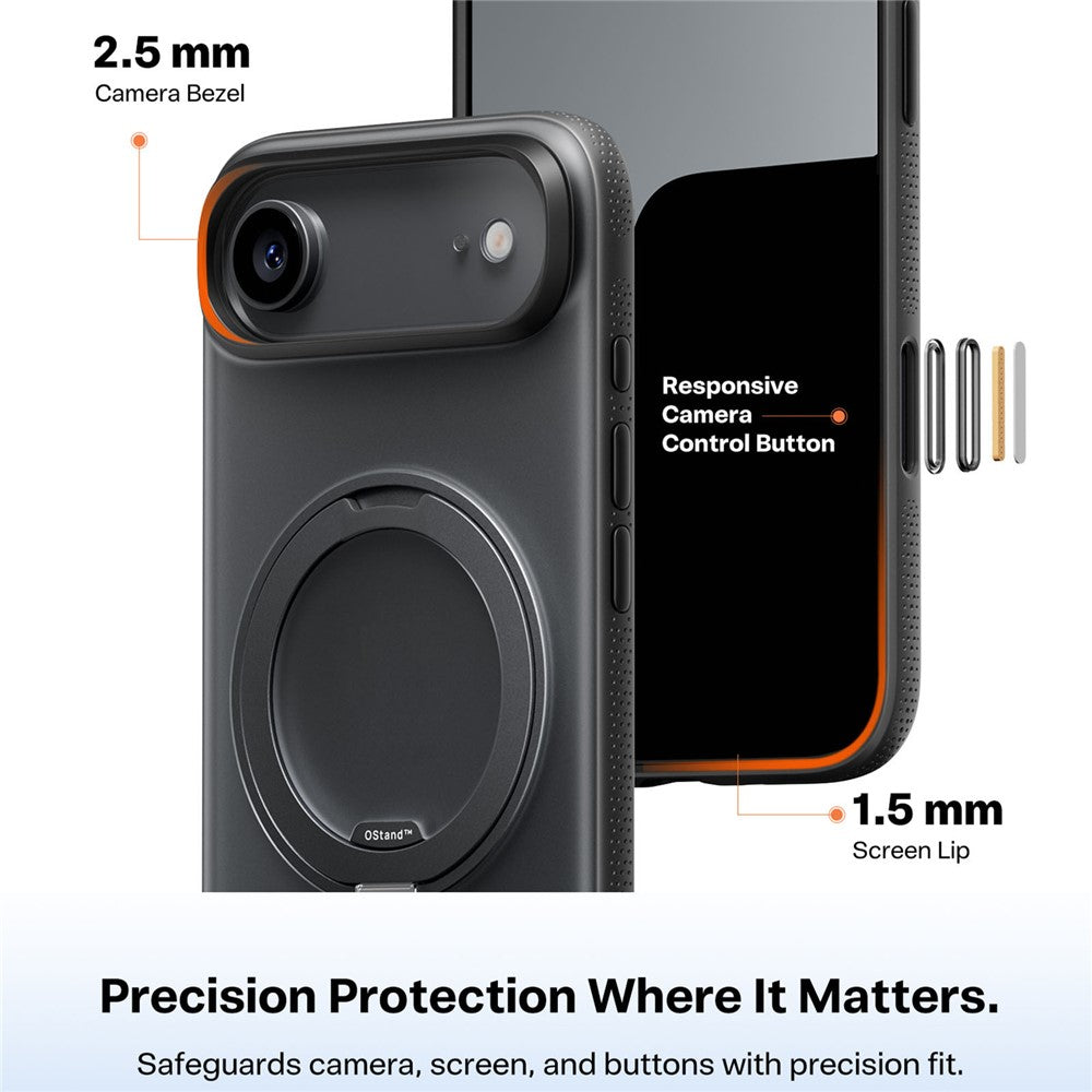 TORRAS Ostand O3 Fitness Series For iPhone Air Case Compatible with MagSafe TPU PC Kickstand Phone Cover