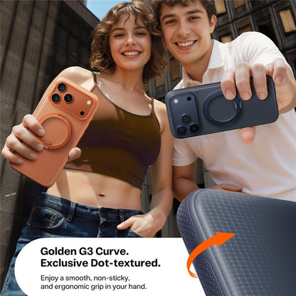 TORRAS Ostand O3 Fitness Series For iPhone 17 Pro Case Compatible with MagSafe TPU PC Kickstand Phone Cover