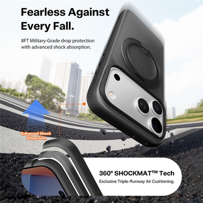 TORRAS Ostand O3 Fitness Series For iPhone 17 Pro Max Case Compatible with MagSafe TPU PC Kickstand Phone Cover