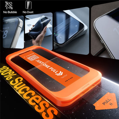 TORRAS Glassgo For iPhone Air Screen Protector Tempered Glass HD Film with Automatic Dust Removal Tool