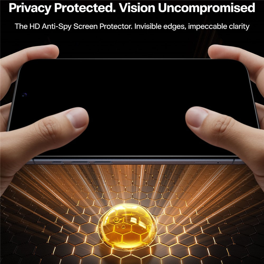 TORRAS Glassgo For iPhone 17 Pro Max Anti Spy Screen Protector Tempered Glass Private Film with Auto-Align Frame