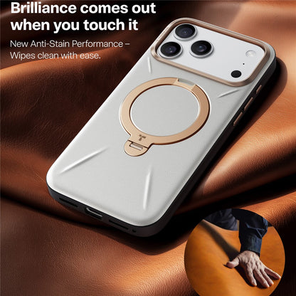 TORRAS Ostand Q3 VegSkin Series For iPhone 17 Pro Case Compatible with MagSafe Kickstand Phone Cover