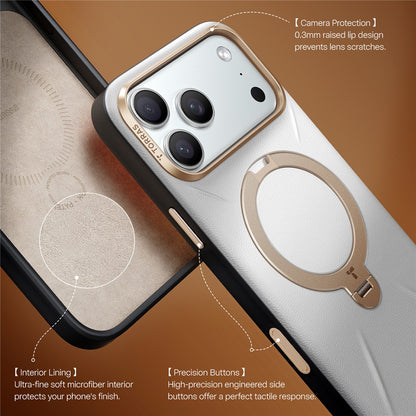 TORRAS Ostand Q3 VegSkin Series For iPhone 17 Pro Case Compatible with MagSafe Kickstand Phone Cover
