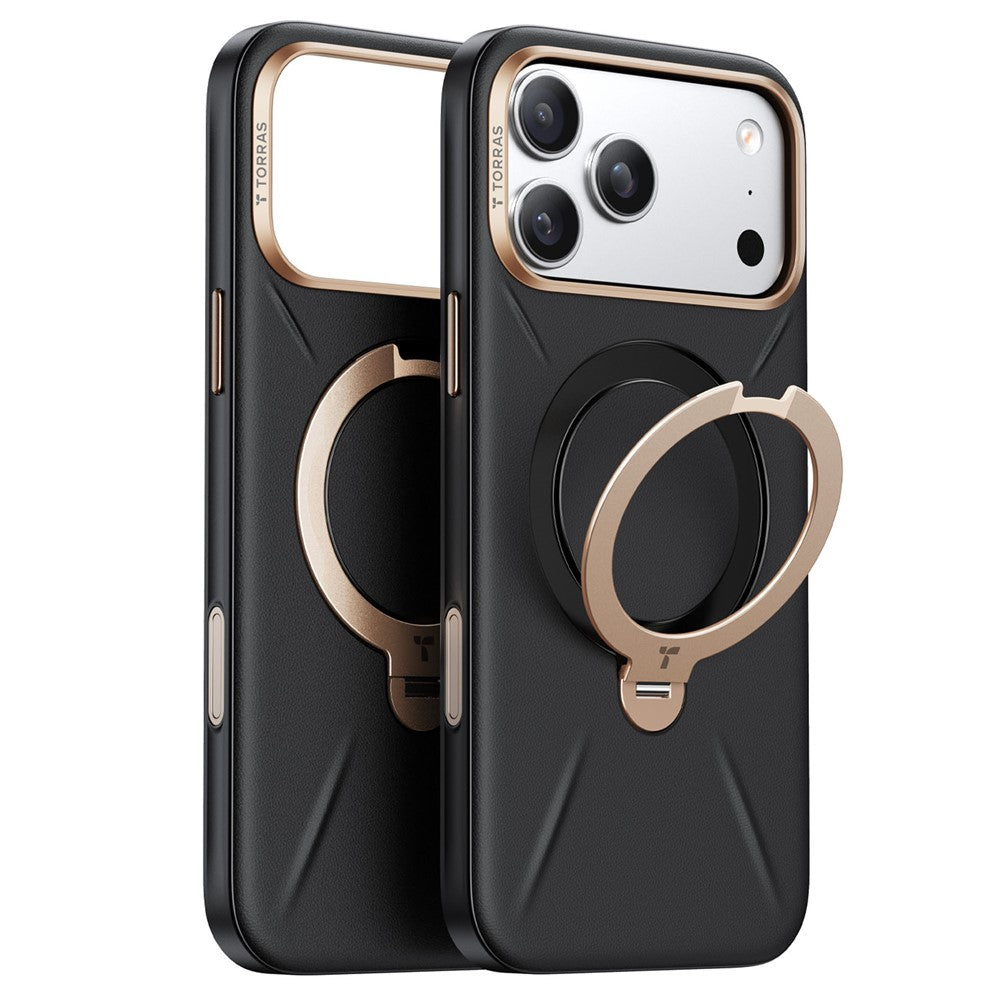 TORRAS Ostand Q3 VegSkin Series For iPhone 17 Pro Max Case Compatible with MagSafe Kickstand Phone Cover