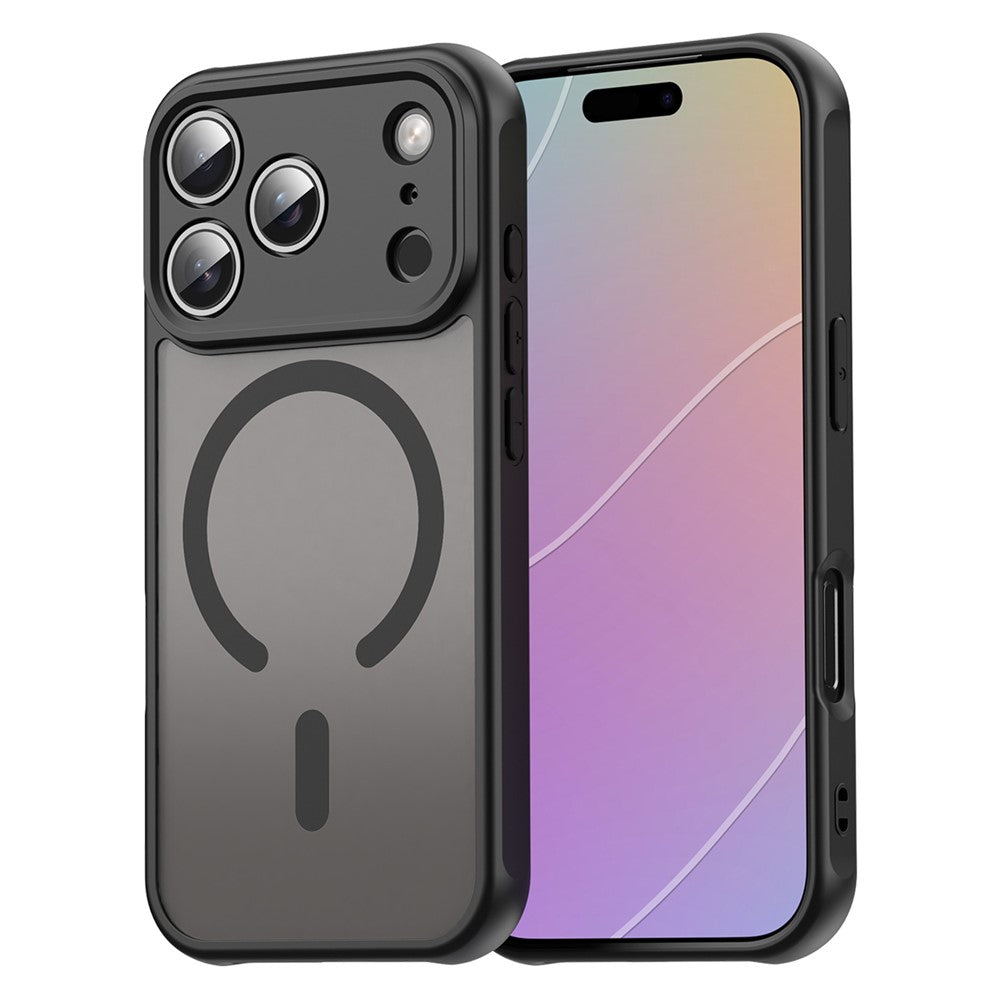 Coque pour iPhone 17 Pro compatible MagSafe, anti-chute, en PC et TPU.