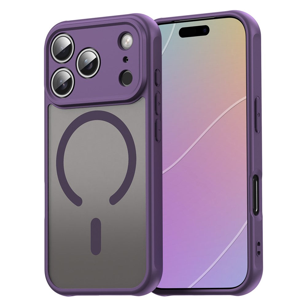 Coque pour iPhone 17 Pro compatible MagSafe, anti-chute, en PC et TPU.