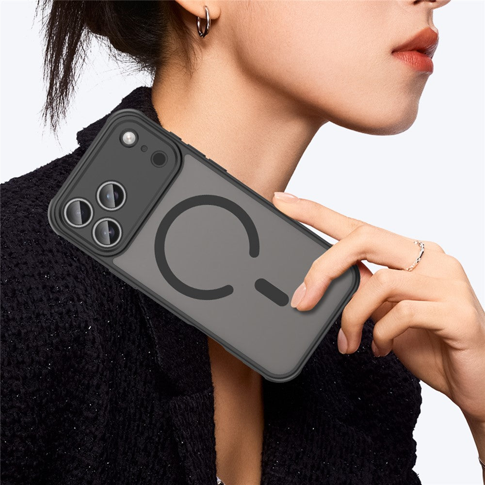 For iPhone 17 Pro Max Case Compatible with MagSafe Anti Drop PC + TPU Phone Cover