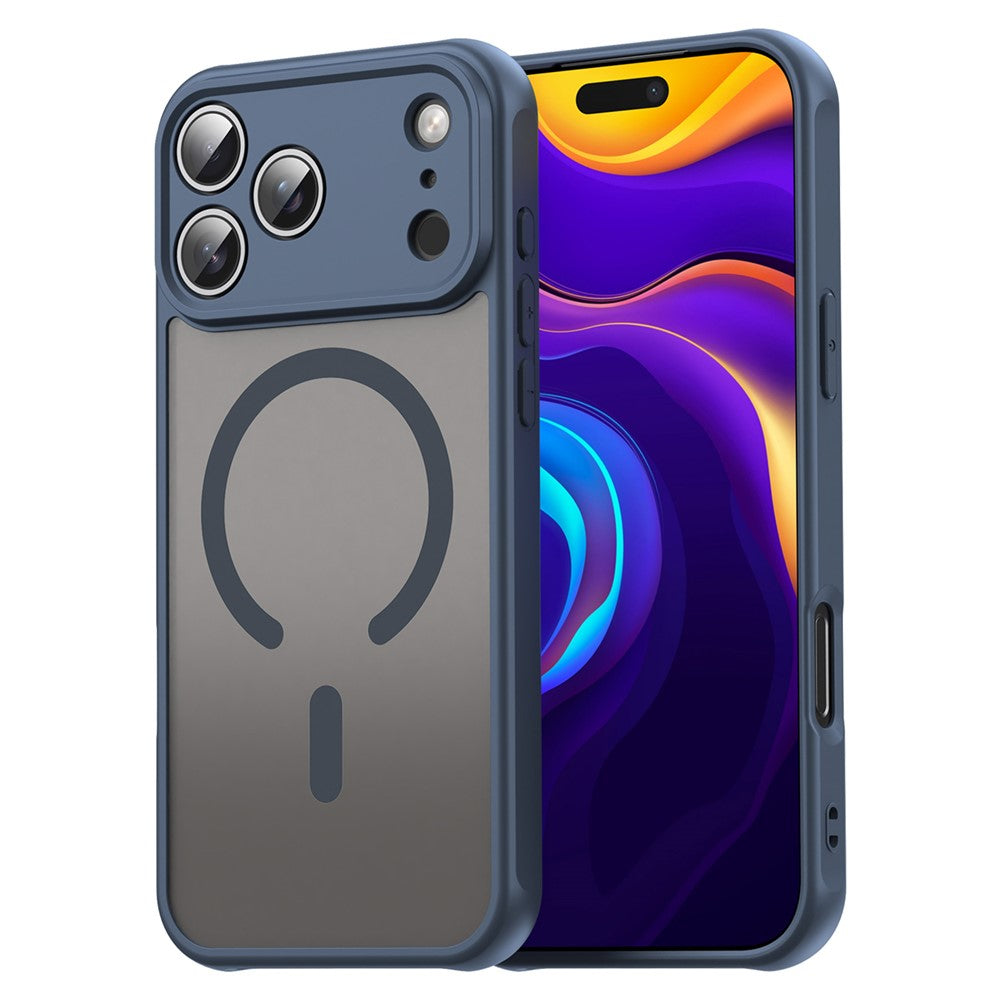 Coque pour iPhone 17 Pro Max compatible MagSafe, anti-chute, en PC et TPU.