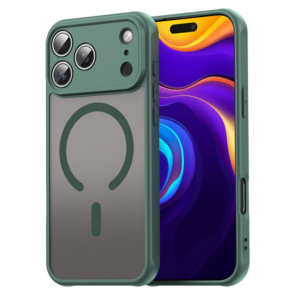 For iPhone 17 Pro Max Case Compatible with MagSafe Anti Drop PC + TPU Phone Cover