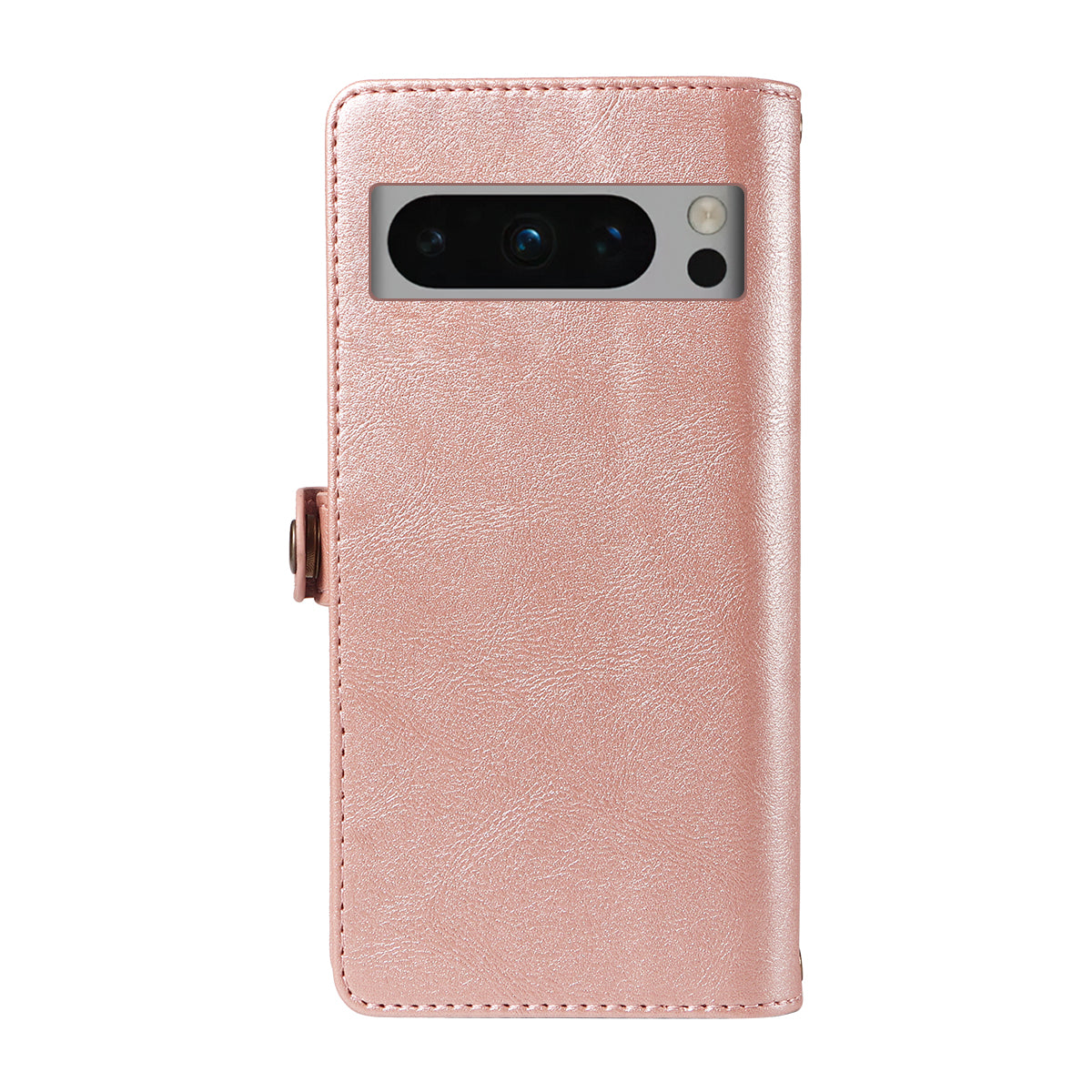 For Google Pixel 8 Pro Case YIKATU YK-008 Zipper Wallet Leather Phone Cover with Shoulder Strap