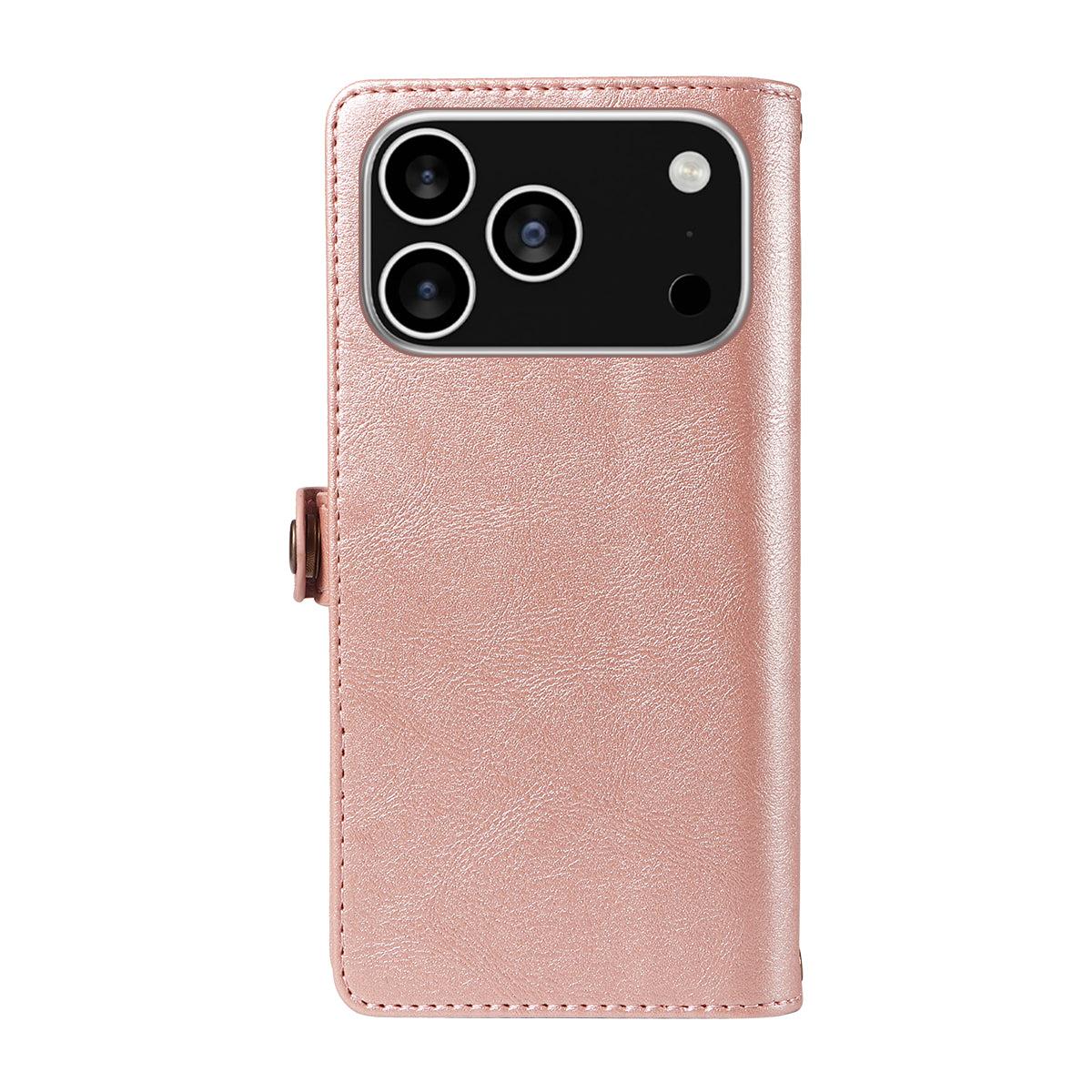 For iPhone 17 Pro Case YIKATU YK-008 Zipper Wallet Leather Phone Cover with Shoulder Strap