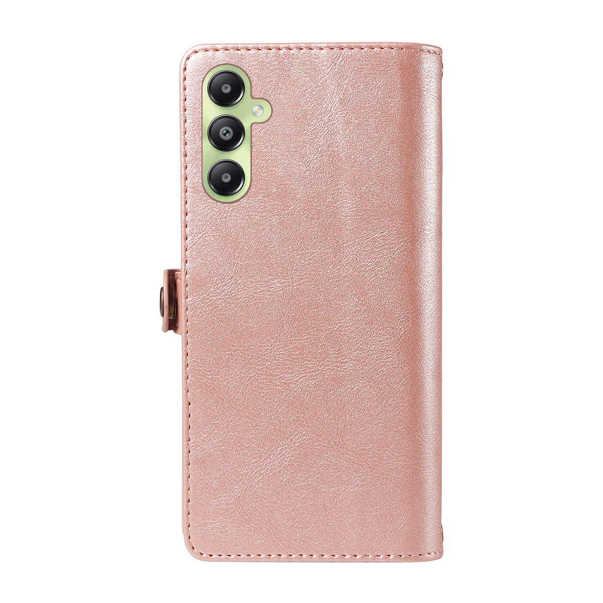 For Samsung Galaxy A05s 4G Case YIKATU YK-008 Zipper Wallet Leather Phone Cover with Shoulder Strap