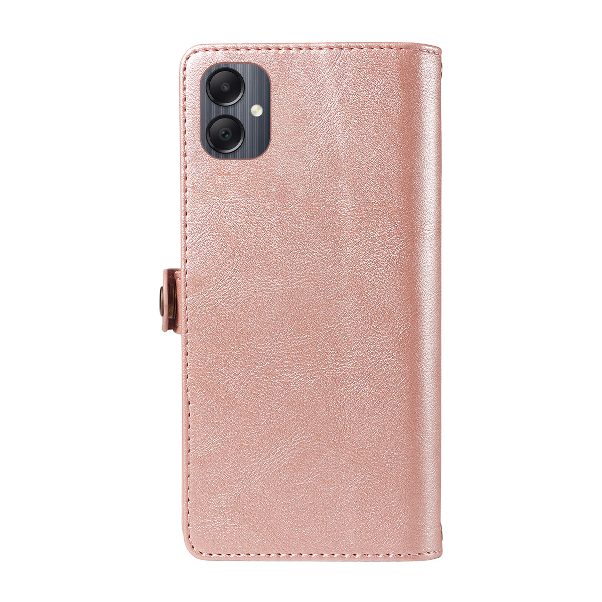 For Samsung Galaxy A05 4G Case YIKATU YK-008 Zipper Wallet Leather Phone Cover with Shoulder Strap
