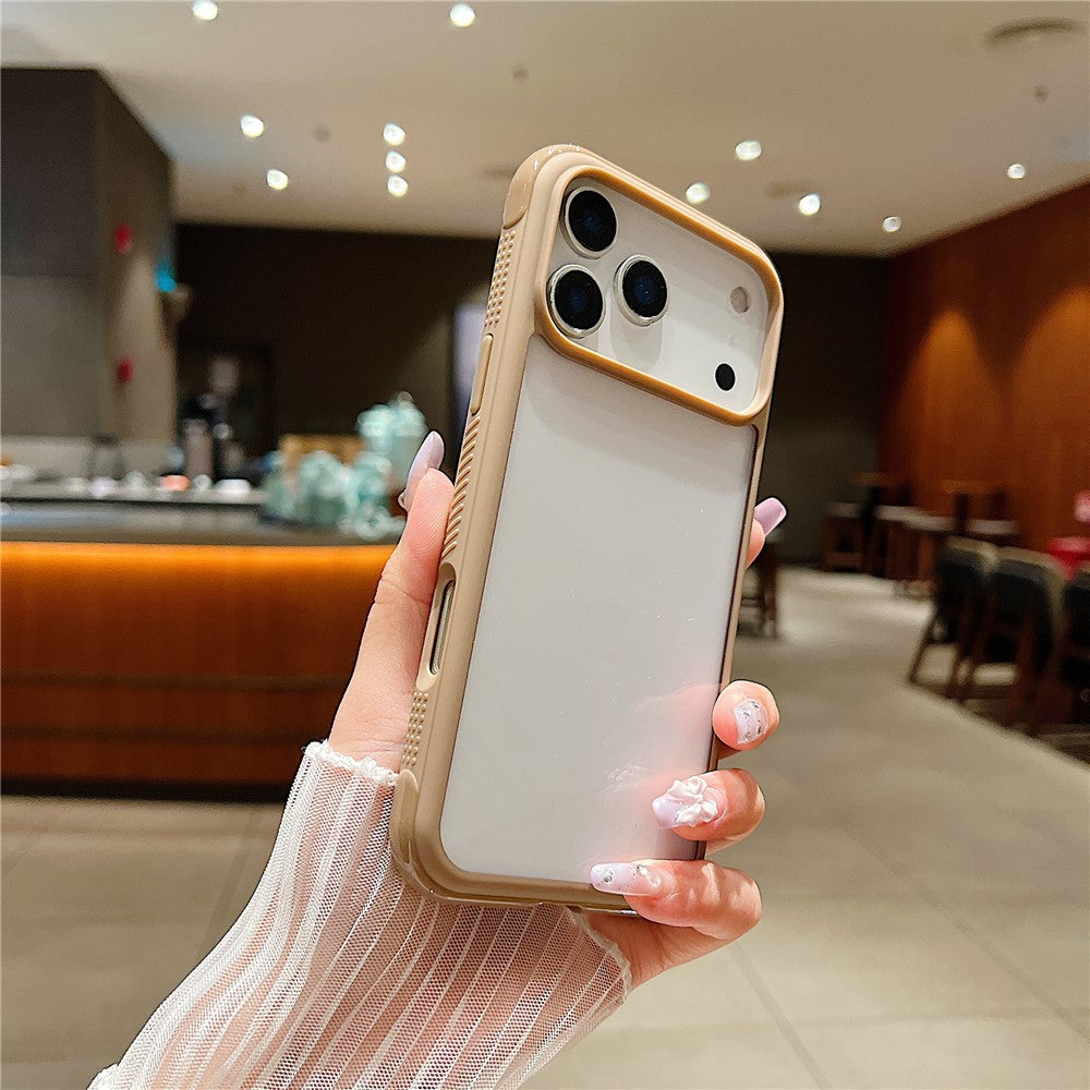 Coque de protection transparente en TPU et PC pour iPhone 17 Pro